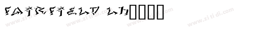 Fairfield LH字体转换